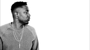 Kendrick Lamar In White Wallpaper