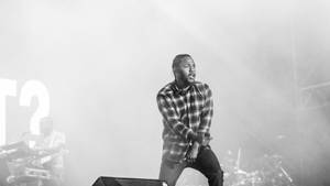 Kendrick Lamar On The Stage Wallpaper