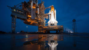 Kennedy Space Center Space Shuttle Maintenance Wallpaper