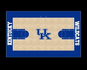 Kentucky Wildcats Basketball Court Layout Wallpaper