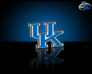 Kentucky Wildcats Logo On A Black Background Wallpaper
