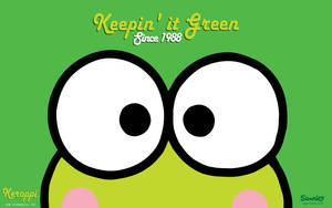 Keroppi Keep It Green Wallpaper