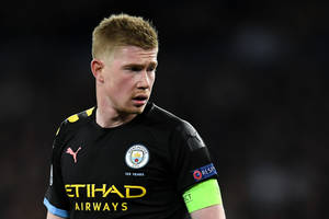 Kevin De Bruyne Black Uniform Wallpaper