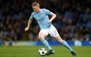 Kevin De Bruyne Playing In The Field Wallpaper