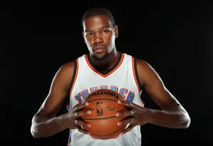 Kevin Durant Okc Basketball Player Wallpaper