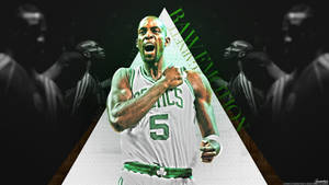 Kevin Garnett Neon Green Wallpaper