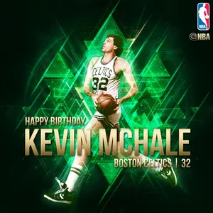Kevin Mchale Boston Celtics Nba Birthday Poster Wallpaper