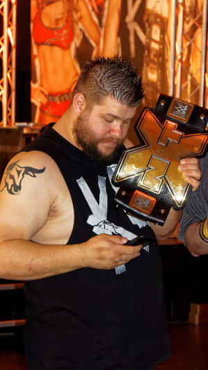 Kevin Owens Nxt Champion Wallpaper