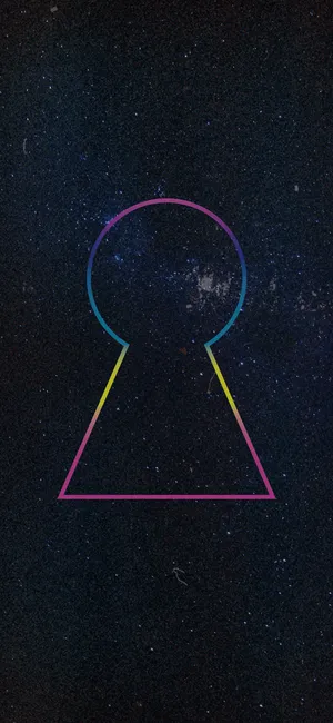 Key Hole Galaxy Wallpaper