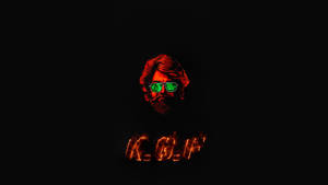 Kgf 4k Logo In Flames Wallpaper