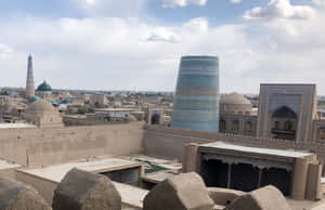 Khiva Computer Cloudy Sky Wallpaper