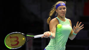 Kiki Bertens Simple Forehand Receive Wallpaper