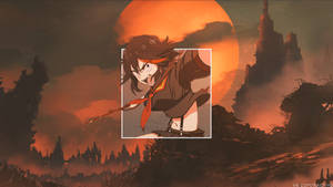 Kill La Kill Ryuko And Full Moon Wallpaper