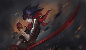 Kill La Kill Ryuko Painting Wallpaper
