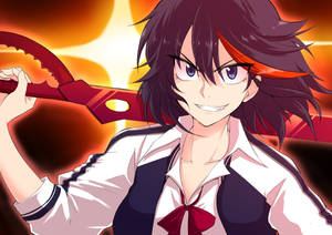 Kill La Kill Ryuko Smirk Wallpaper