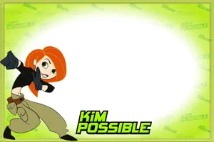 Kim Possible With Friends Ron And Rufus In An Action-packed Mission Wallpaper