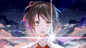 Kimi No Na Wa Beautiful Mitsuha Wallpaper