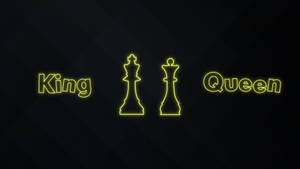 King And Queen Chess Pieces Wallpaper
