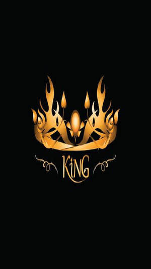 King Logo With Elf-like Crown Wallpaper