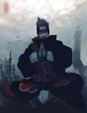 Kisame Underwater Ninjutsu Hand Seal Wallpaper