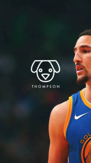 Klay Thompson Minimalist Logo Wallpaper