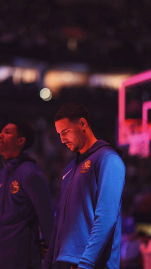 Klay Thompson Pink Lights Wallpaper