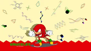 Knuckles The Echidna On Mobius Wallpaper
