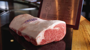 Kobe Beef With Nojigiku Stamp Wallpaper