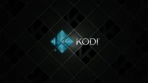 Kodi Logo With Diamond Background Wallpaper