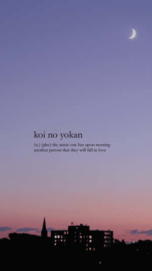Koi No Yokan Japanese Aesthetic Wallpaper