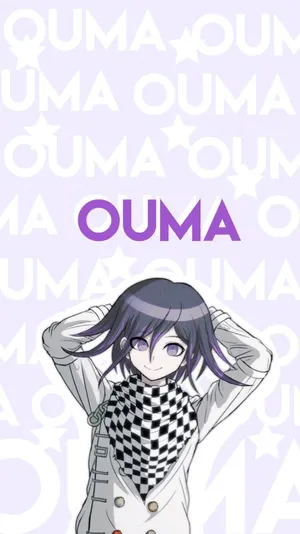 Kokichi Ouma Name Art Phone Wallpaper