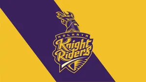 Kolkata Knight Riders Stripes Pattern Wallpaper