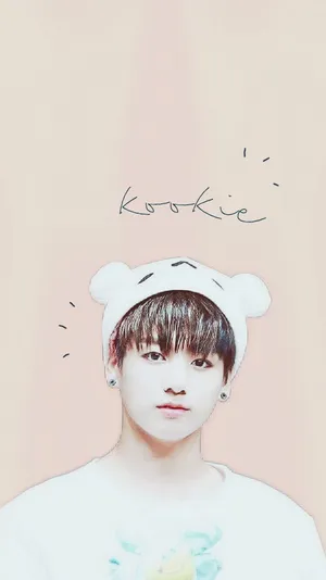 Kookiein Bear Hat Wallpaper