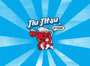 Kool-aid Man Performing Jiu-jitsu Action Wallpaper