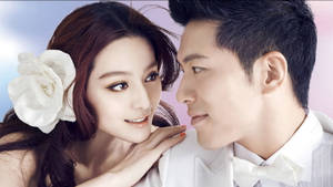 Korean Couple Close-up Photo Wallpaper