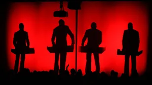 Kraftwerk Red Silhouettes Wallpaper