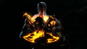 Kratos Battles Ares In The God Of War Iii Video Game Wallpaper