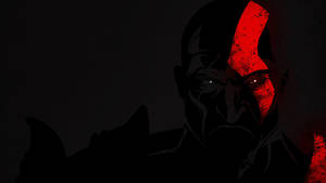 Kratos Red Mark Artwork Wallpaper