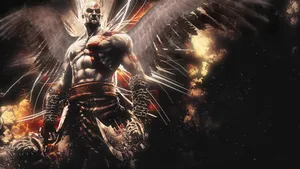 Kratos, The Legendary God Of War. Wallpaper