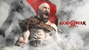 Kratos Unleashing His Rage In The Mythical World Of God Of War Wallpaper