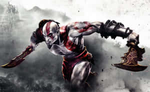 Kratos Vows His Revenge In God Of War 3 Wallpaper