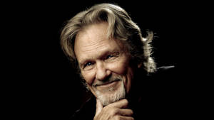 Kris Kristofferson On A Dark Wallpaper