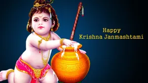 Krishna Janmashtami God Full Hd Wallpaper