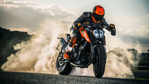 Ktm Rider Cinematic Shot In 4k Wallpaper