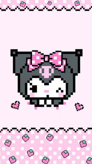 Kuromi Iphone 8 Bit Wallpaper
