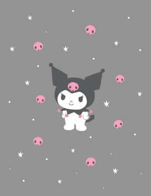 Kuromi Iphone Skulls Stars Wallpaper
