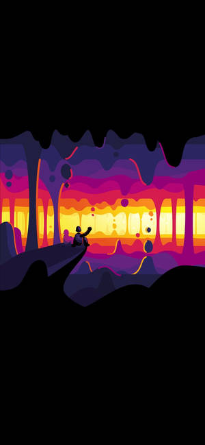 Kurzgesagt Cool Simple Background Wallpaper