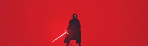 Kylo Ren Conjures A Force Storm Wallpaper