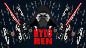 Kylo Ren Wielding A Lightsaber In Star Wars Episode Viii - The Last Jedi Wallpaper