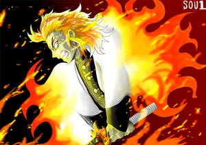 Kyoujurou Rengoku - Burnt At The Stake Wallpaper